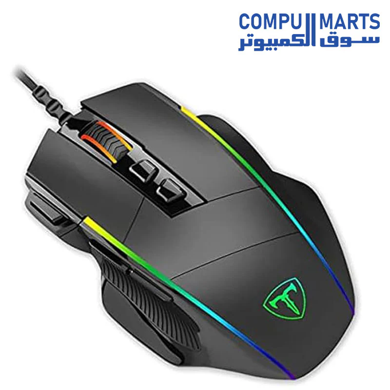 MOUSE T-DAGGER Roadmaster T-TGM307 RGB Backlighting Gaming Mouse with Optical Sensor 8000 DPI - Image 2