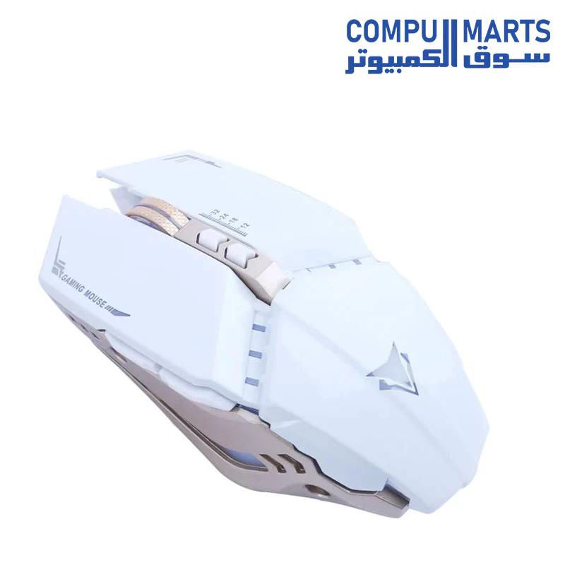 MOUSE XUNFOX GX10/ GX2 USB/GAMING/ 3200 dPI /LARGE/LED RGB/BALCK & WHITE - Image 2