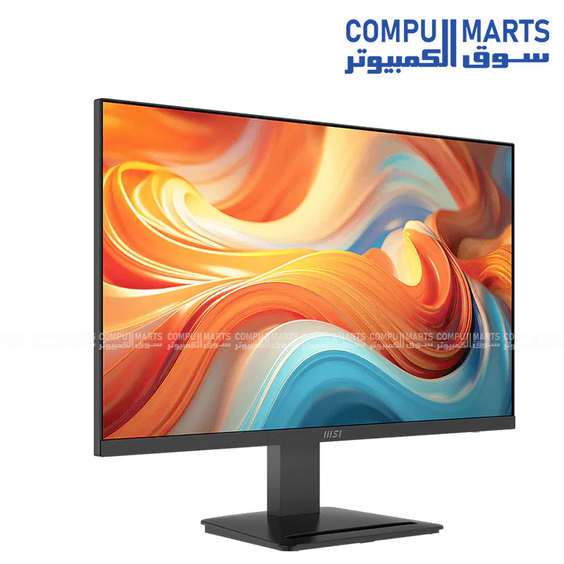 MSI PRO MP273 E14A / MP273W 27" FHD IPS 144Hz 1ms Gaming Monitor, FreeSync, HDMI, DP, Speakers – Black/White - Image 2