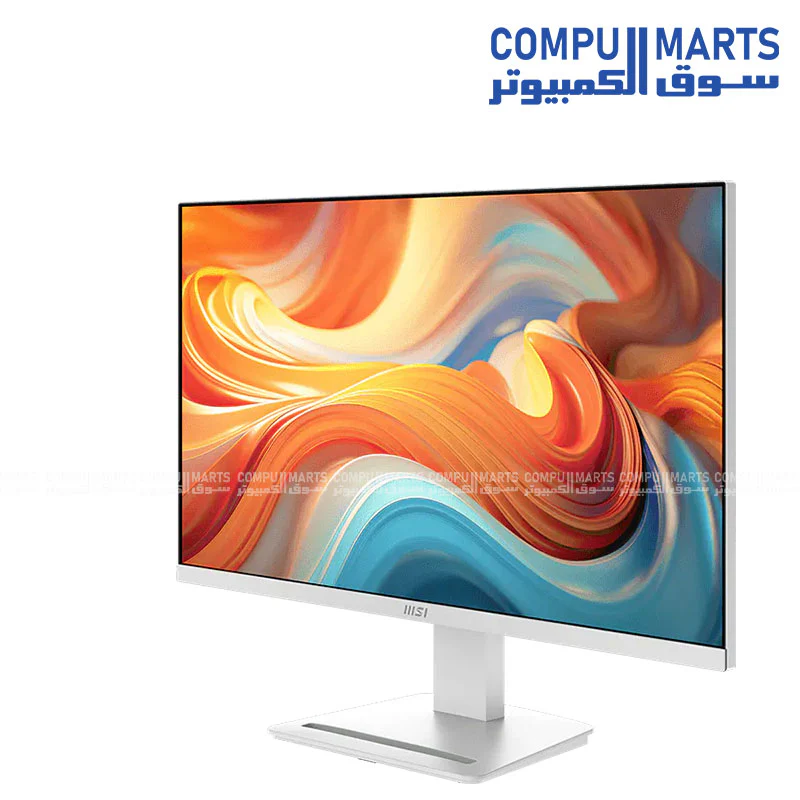 MSI PRO MP273 E14A / MP273W 27" FHD IPS 144Hz 1ms Gaming Monitor, FreeSync, HDMI, DP, Speakers – Black/White - Image 6