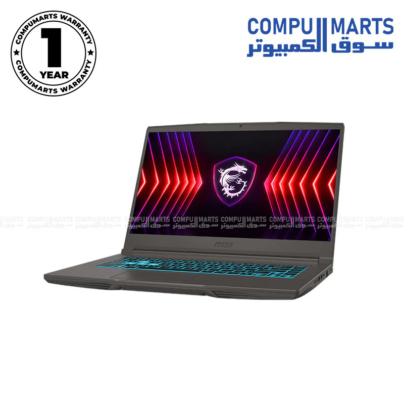 MSI B13UC-1000US Gaming Laptop – i5-13420H, 16GB RAM, 512GB SSD, RTX 3050, 15.6" FHD 144Hz - Image 2