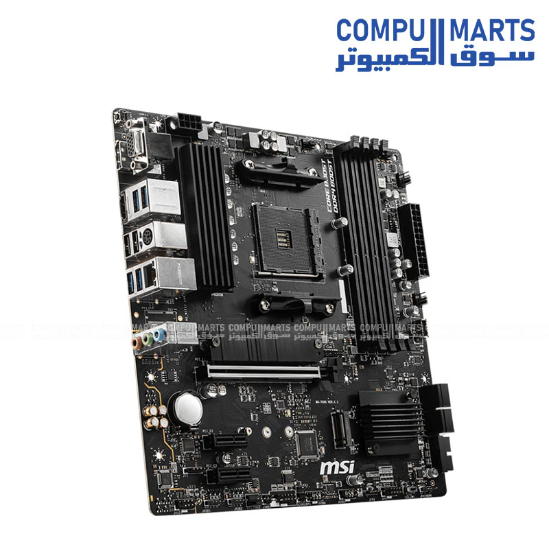MSI B550M PRO-VDH Motherboard – AM4 – DDR4 – PCIe 4.0 – M.2 – USB 3.2 – HDMI – Micro ATX - Image 2