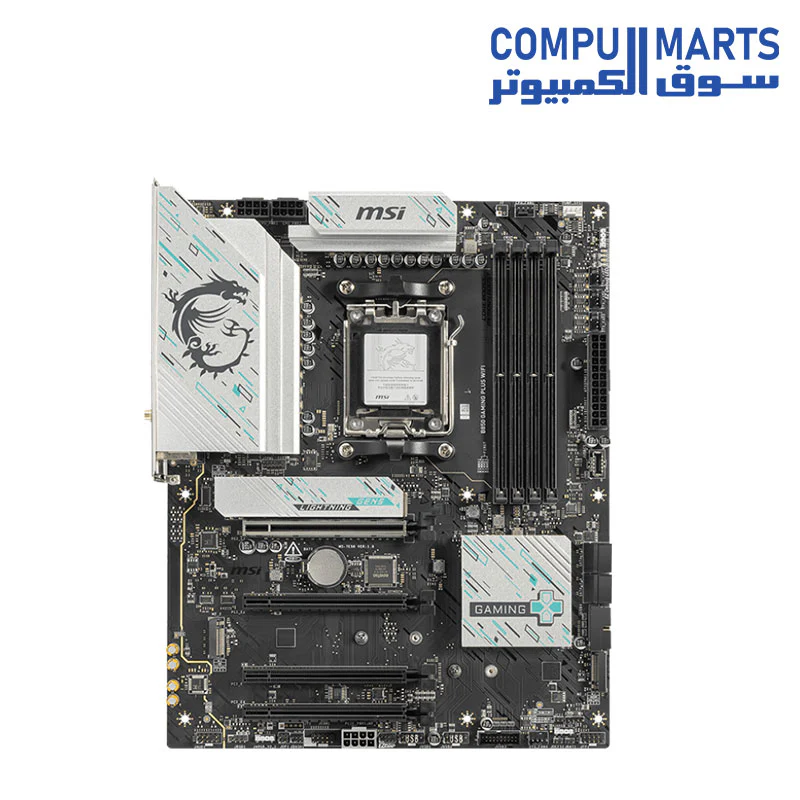 MSI B850 GAMING PLUS WIFI Motherboard, ATX - Supports AMD Ryzen 9000/8000 / 7000 Processors, AM5 - DDR5 - Image 2