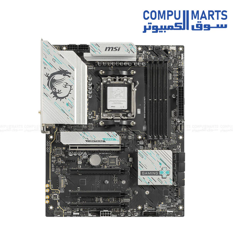 MSI B850 GAMING PLUS WIFI PZ – AM5 Motherboard with Wi‑Fi 7 & 5 Gb LAN - Image 3
