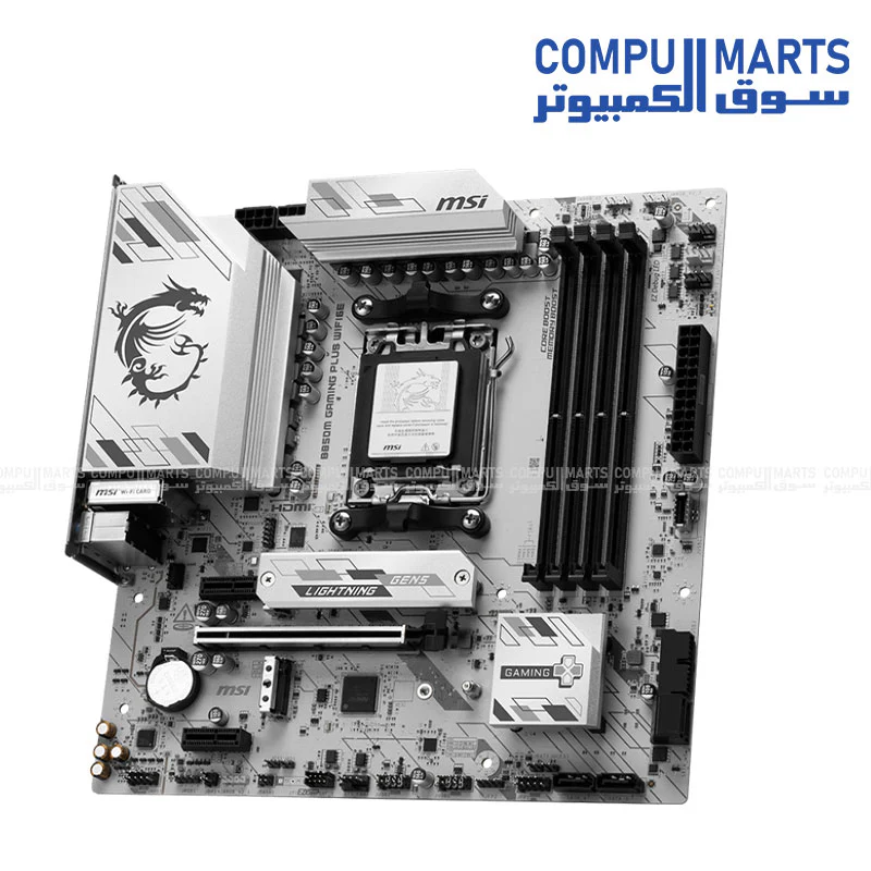 MSI B850M GAMING PLUS WIFI6E – AM5 micro‑ATX DDR5 Motherboard - Image 3