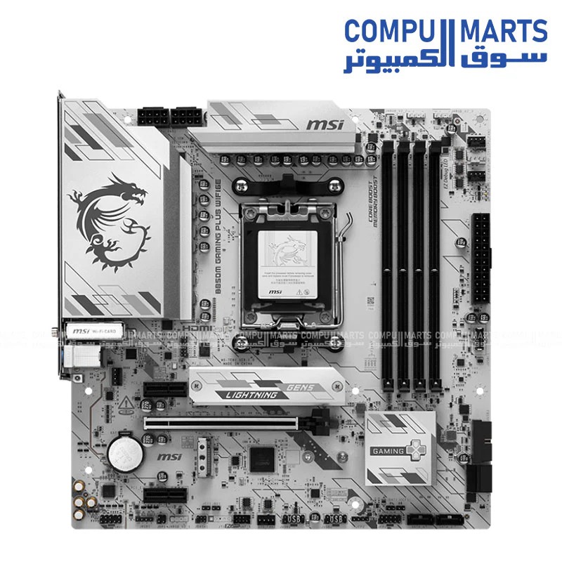 MSI B850M GAMING PLUS WIFI6E – AM5 micro‑ATX DDR5 Motherboard - Image 4