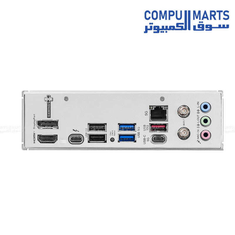 MSI B860M GAMING PLUS WIFI – LGA1851 Micro-ATX DDR5, PCIe 5.0 x16, M.2 Gen5 + Gen4, Wi-Fi 7, 5G LAN, Thunderbolt 4 - Image 4