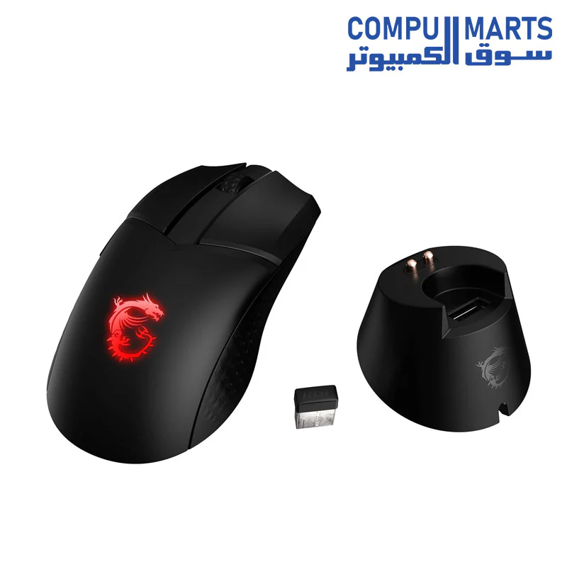 MSI CLUTCH GM41 WIRELESS Gaming Mouse – 20,000 DPI – LIGHTWEIGHT 74 Grams - Image 3