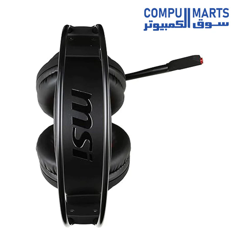 MSI DS502 Gaming Headset, Enhanced Virtual 7.1 Surround Sound, Ergonimic Design, Omnidirectional Microphone - Image 2