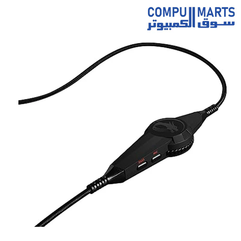 MSI DS502 Gaming Headset, Enhanced Virtual 7.1 Surround Sound, Ergonimic Design, Omnidirectional Microphone - Image 4