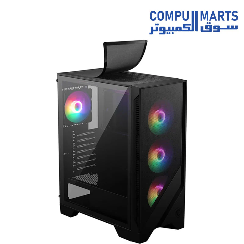 MSI Forge 120A AIRFLOW MAG Cabinet with RGB Window, Midi-Tower - Image 3