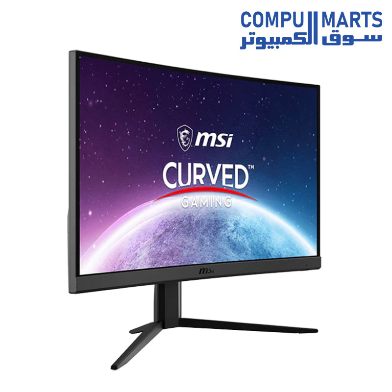MSI G24C4 E2 24 Inch FHD Curved Gaming Monitor - 1500R 1920 x 1080 VA Panel, 180Hz / 1ms - Image 3
