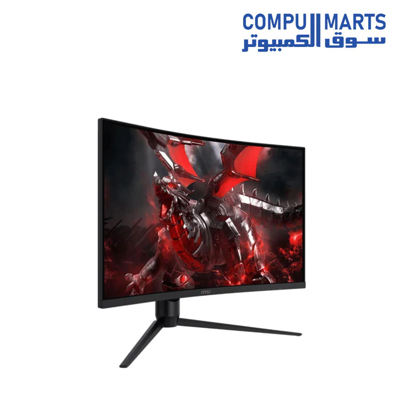 MSI G271CQR 165 Hz 1MS VA QHD Gaming Monitor FreeSync Premium 2560 x 1440 - Image 2