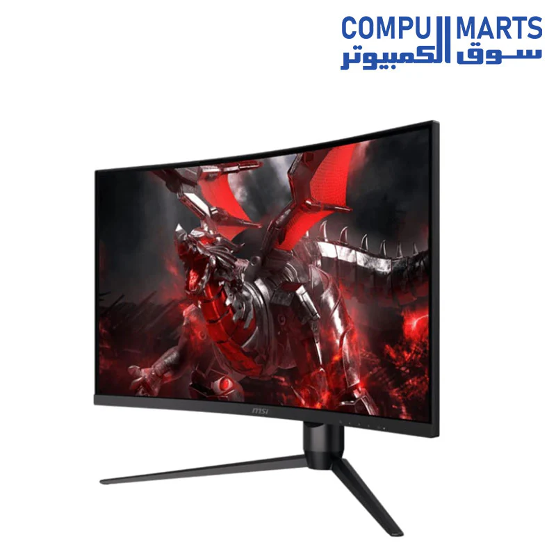 MSI G271CQR 165 Hz 1MS VA QHD Gaming Monitor FreeSync Premium 2560 x 1440 - Image 3