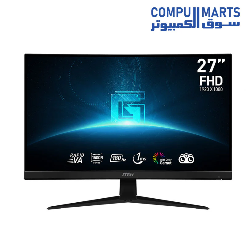 MSI G27C4 E3 27 Inch VA FHD Curved Frameless Gaming Monitor 180Hz - Image 2