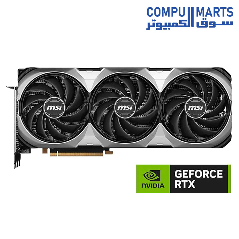 MSI Gaming RTX 4080 Super 16G Ventus 3X OC Graphics Card (NVIDIA RTX 4080 Super, 256-Bit, Extreme Clock: 2595 MHz, 16GB GDRR6X 23 Gbps, HDMI/DP, Ada Lovelace Architecture) - Image 3
