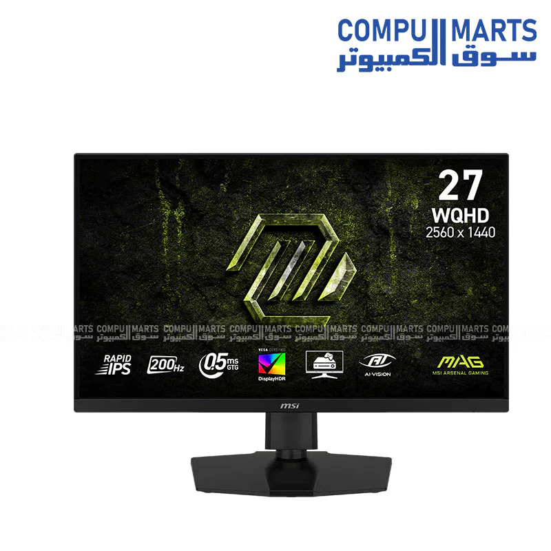 MSI MAG 274QPF E20 Gaming Monitor 27" WQHD Rapid IPS 200Hz 0.5ms HDR400 - Image 2