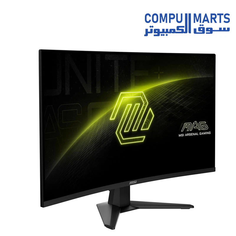 MSI MAG 32CQ6F 31.5-inch VA 2560 x 1440 (QHD) Computer Monitor, 180Hz, Adaptive-Synch, HDMI, Display Port, VGA Port, VESA Mountable, Tilt, Height Adjustable, Speaker, 0.5ms, Black - Image 4