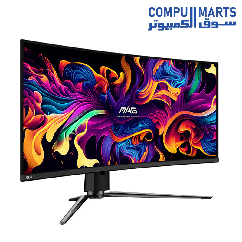 MSI MAG 341CQP QD-OLED, 34 Curved OLED Gaming Monitor 175HZ - Image 3