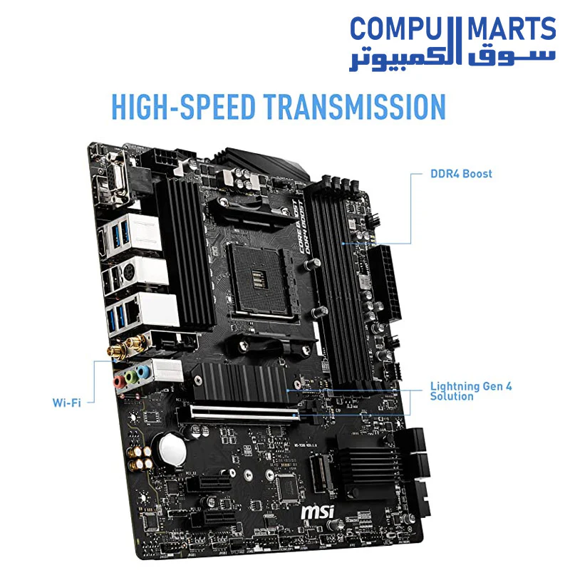 MSI B550M PRO-VDH WIFI Motherboard Ryzen - Image 3