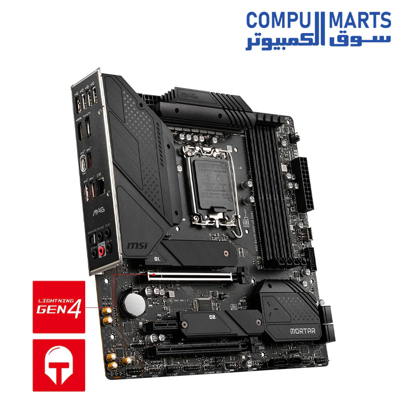 MSI MAG B660M MORTAR DDR4 Motherboard intel - Image 3