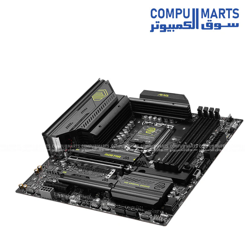 MSI MAG B860M MORTAR WIFI – LGA1851 Micro-ATX DDR5 Motherboard, PCIe 5.0 x16, 1× M.2 Gen5 + 2× Gen4, Wi-Fi 7, 5G LAN, Thunderbolt 4 - Image 3