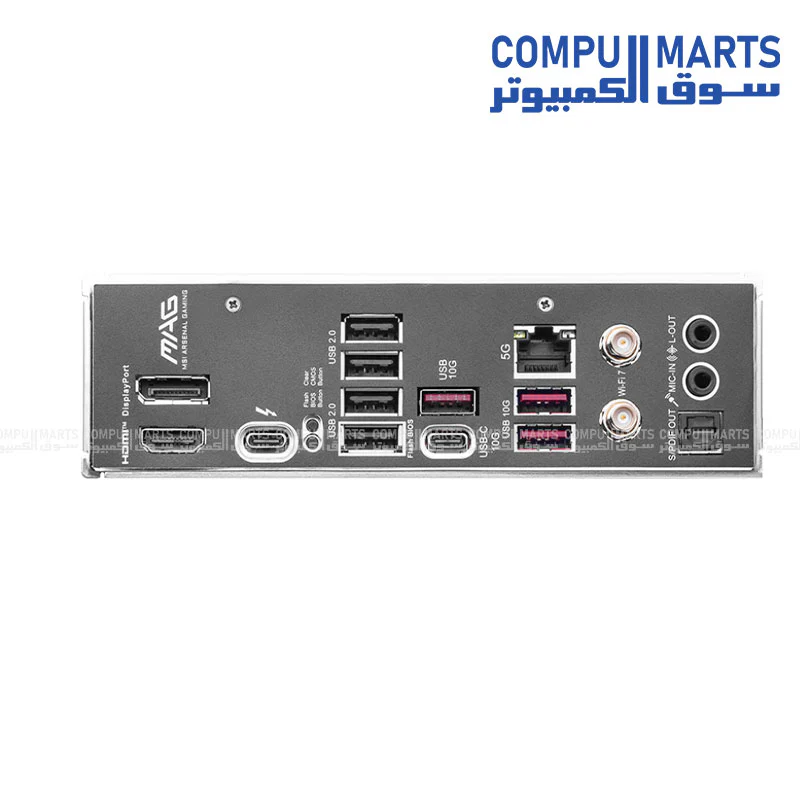 MSI MAG B860M MORTAR WIFI – LGA1851 Micro-ATX DDR5 Motherboard, PCIe 5.0 x16, 1× M.2 Gen5 + 2× Gen4, Wi-Fi 7, 5G LAN, Thunderbolt 4 - Image 4
