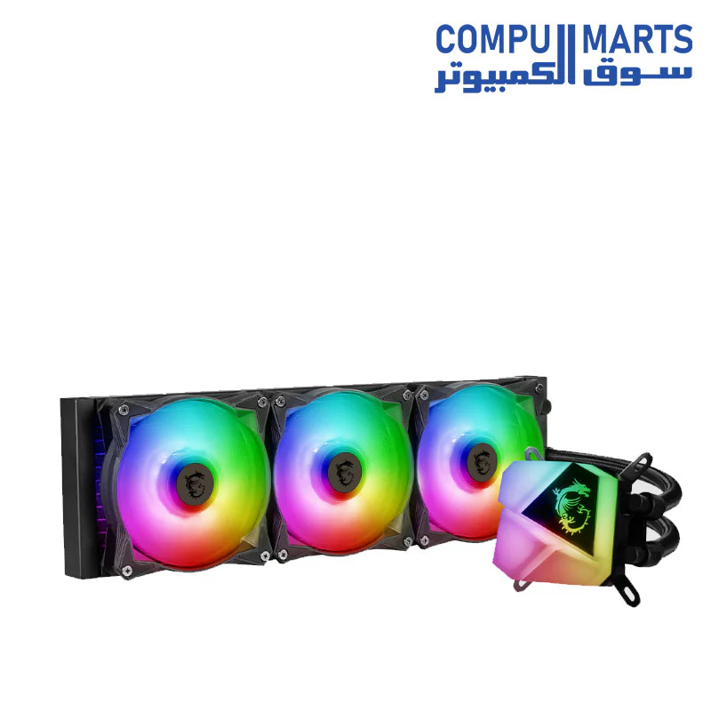 MSI MAG CORELIQUID C360 RGB CPU Liquid Cooler - Image 2
