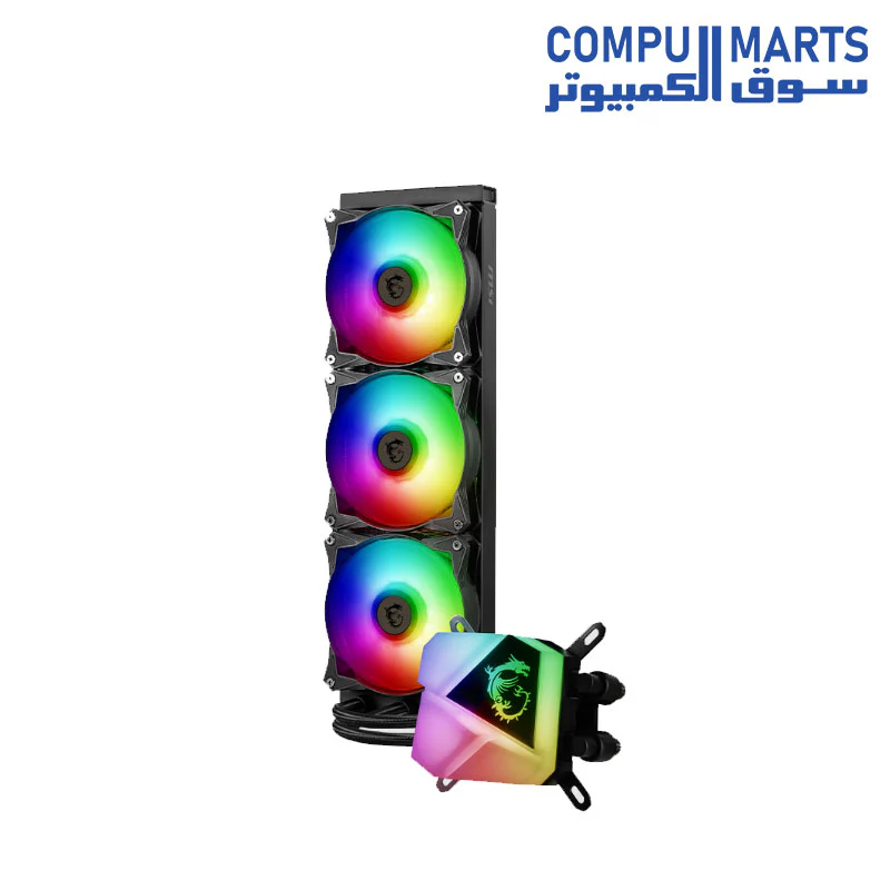 MSI MAG CORELIQUID C360 RGB CPU Liquid Cooler - Image 3