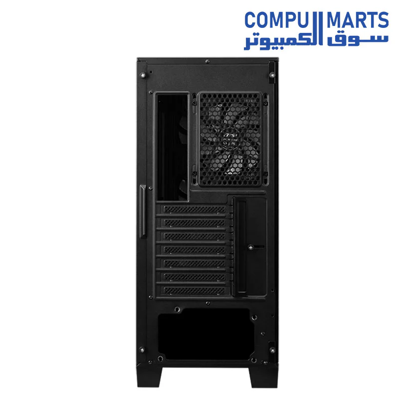 MSI MAG Forge 321R Airflow - Premium Mid-Tower Gaming PC Case - Tempered Glass Side Panel - ARGB 120mm Fans - Liquid Cooling Support up to 360mm Radiator - Vented Front Panel - Image 4