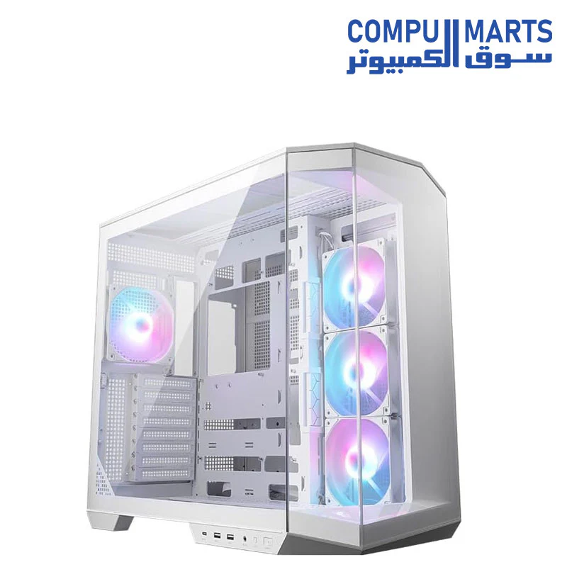 MSI MAG PANO 100R PZ - Premium Mid-Tower Gaming PC Case-ARGB-120mmFans - Image 2