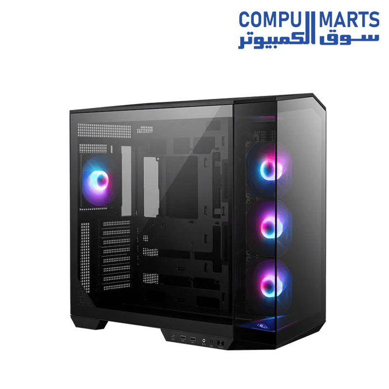 MSI MAG PANO 100R PZ - Premium Mid-Tower Gaming PC Case-ARGB-120mmFans - Image 3