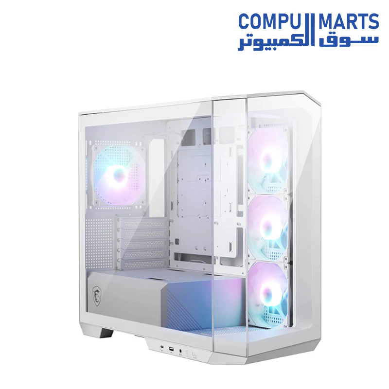 MSI MAG PANO M100R PZ- Premium Mid-Tower Gaming PC Case-ARGB120mmFans - Image 2