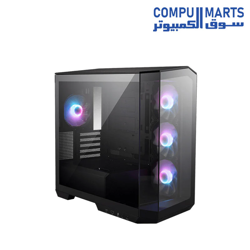 MSI MAG PANO M100R PZ- Premium Mid-Tower Gaming PC Case-ARGB120mmFans - Image 3