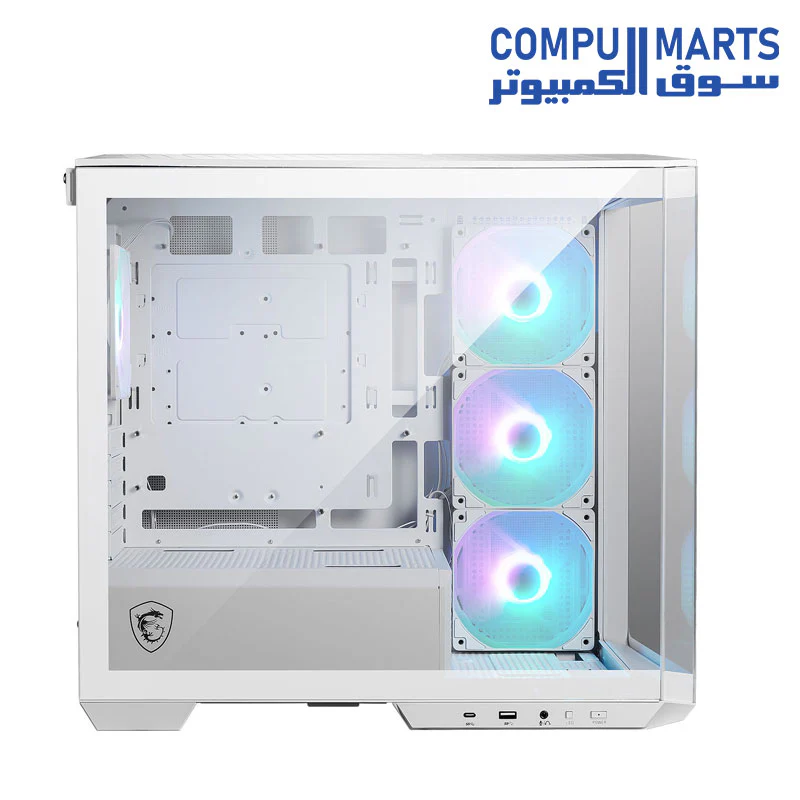 MSI MAG PANO M100R PZ- Premium Mid-Tower Gaming PC Case-ARGB120mmFans - Image 6