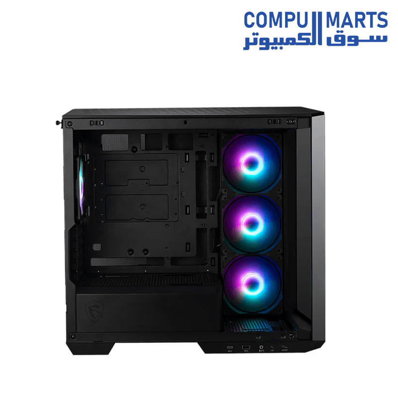 MSI MAG PANO M100R PZ- Premium Mid-Tower Gaming PC Case-ARGB120mmFans - Image 7