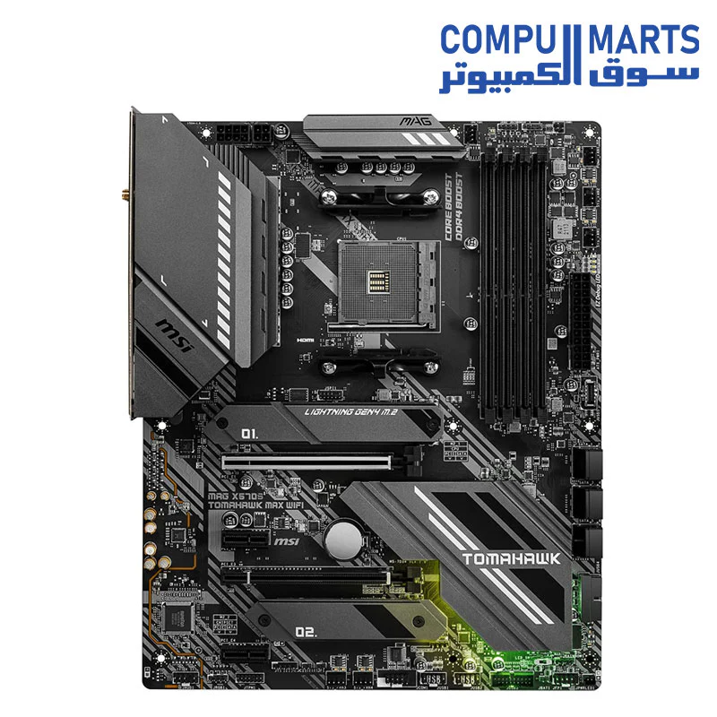 MSI MAG X570S TOMAHAWK MAX WIFI Motherboard - Image 2