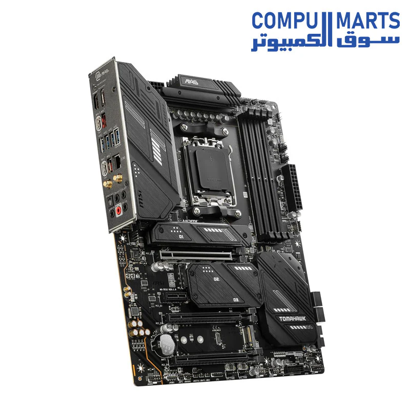 MSI MAG X670E Tomahawk WiFi Gaming Motherboard (AMD AM5, DDR5, PCIe 5.0, SATA 6Gb/s, M.2, USB 3.2 Gen 2, Wi-Fi 6E, 2.5Gbps LAN, HDMI/DP, ATX) - Image 3
