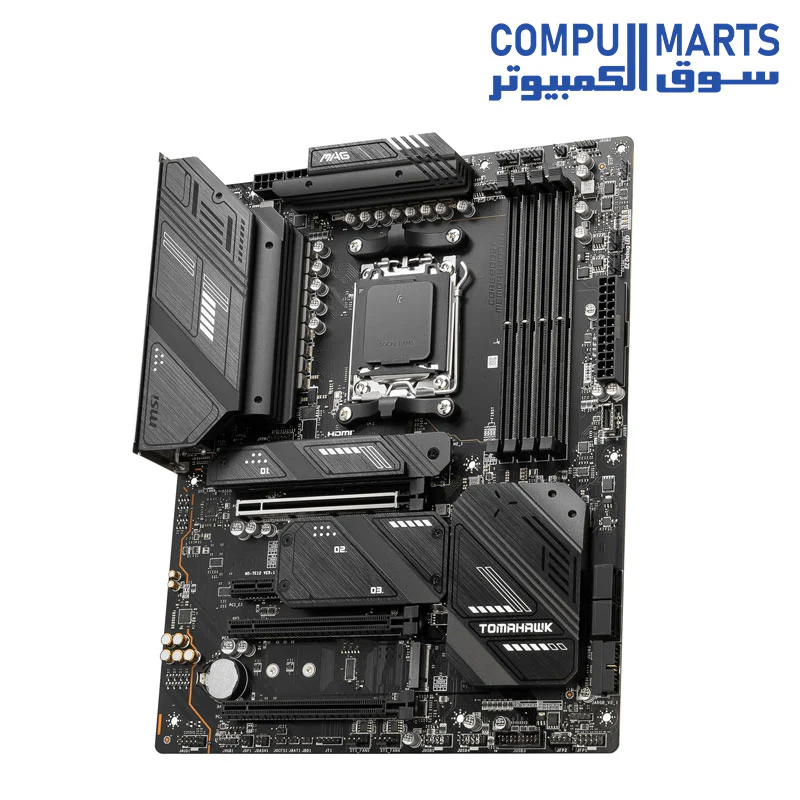 MSI MAG X670E Tomahawk WiFi Gaming Motherboard (AMD AM5, DDR5, PCIe 5.0, SATA 6Gb/s, M.2, USB 3.2 Gen 2, Wi-Fi 6E, 2.5Gbps LAN, HDMI/DP, ATX) - Image 4