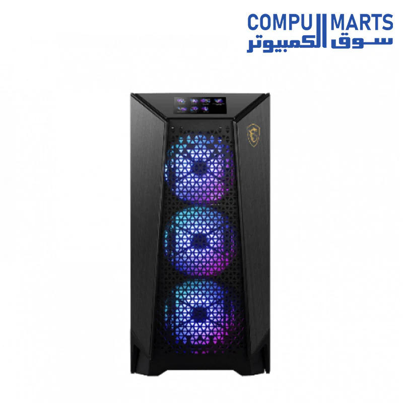 MSI MEG PROSPECT 700R Black Tempered Glass Mid Tower PC Case - Image 2