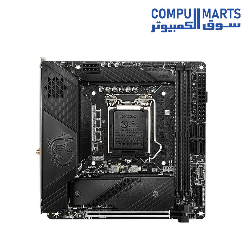 MSI MEG Z590I UNIFY LGA 1200 Mini-ITX DDR4 Motherboard - Image 2