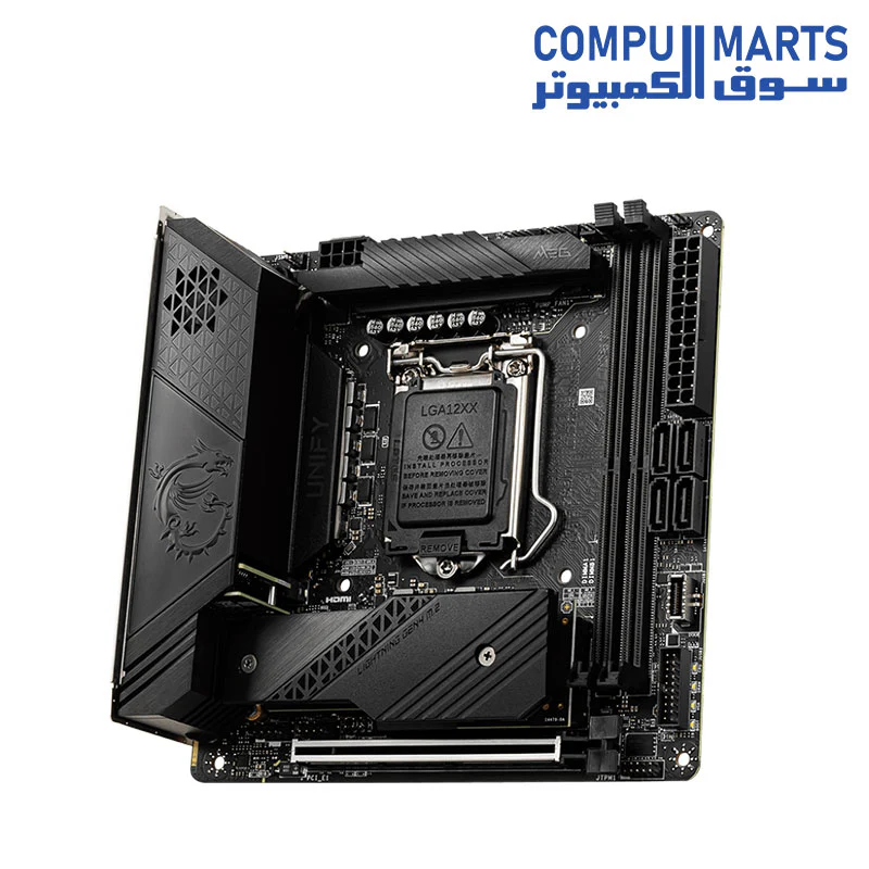 MSI MEG Z590I UNIFY LGA 1200 Mini-ITX DDR4 Motherboard - Image 3