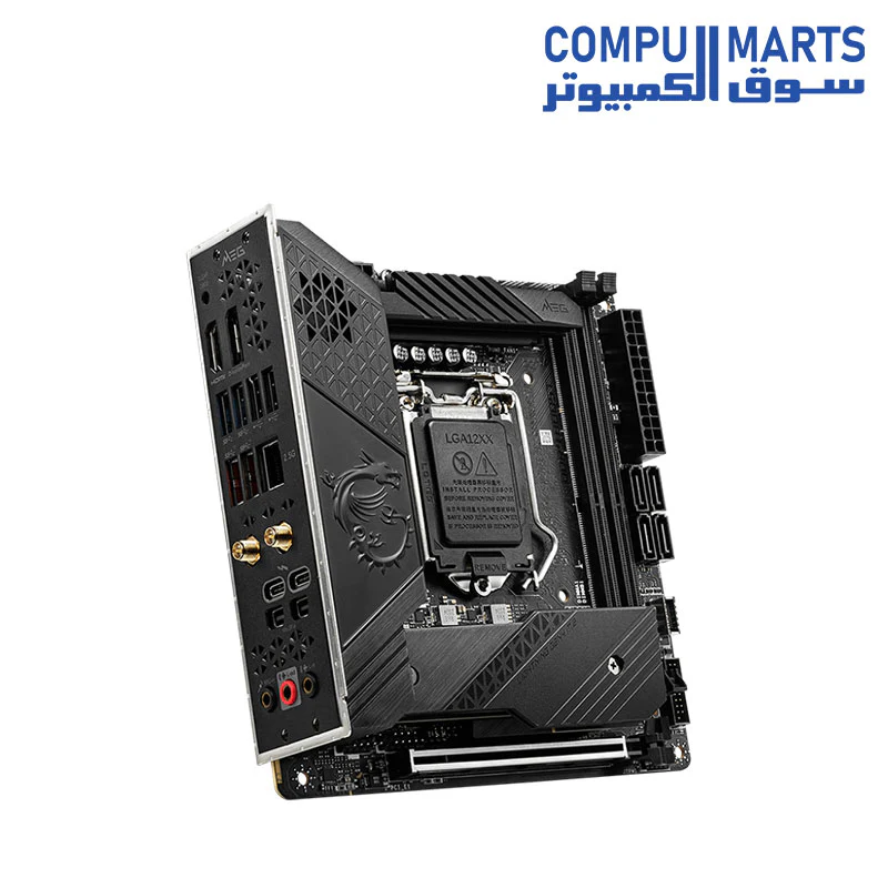 MSI MEG Z590I UNIFY LGA 1200 Mini-ITX DDR4 Motherboard - Image 4
