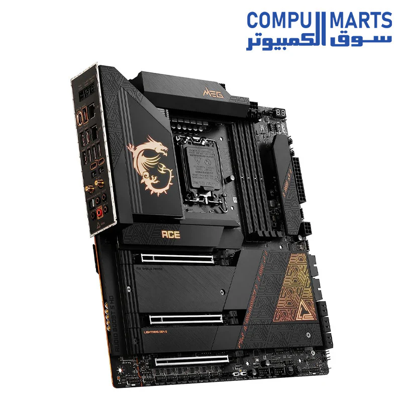 MSI MEG Z790 ACE Gaming Motherboard (Supports 12th/13th Gen Intel Processors, LGA 1700, DDR5, PCIe 5.0, M.2) - Image 3