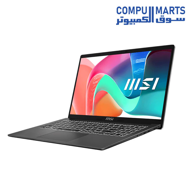 MSI Modern 15 F13MG Laptop - Intel Core i5-1335U - 8GB DDR4 3200MHz - 512GB SSD - Intel Iris Xe Graphics - 15.6 FHD 1920x1080 IPS - Image 2