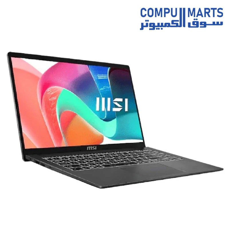 MSI Modern 15 F13MG Raptor Lake i3-1315U  8GB DDR4 512GB SSD GEN 4 (Intel UHD Graphics) Platinum Gray - Image 2