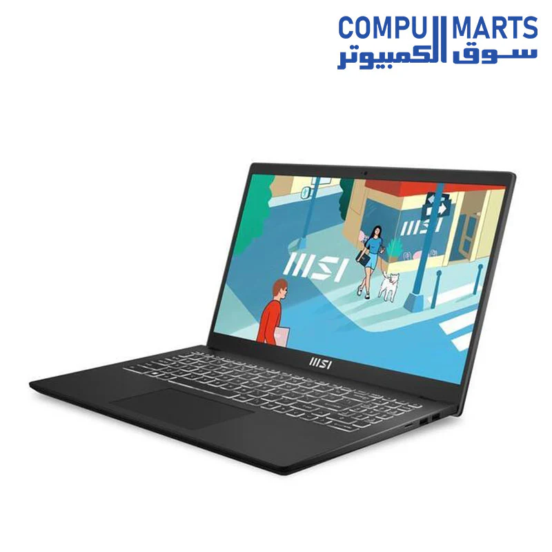 MSI Modern 15H B13M intel CORE i7 -13620H -8GB DDR4 - 512GB NVMe SSD intel Iris Xe Graphics - 15.6 INCH - Image 3
