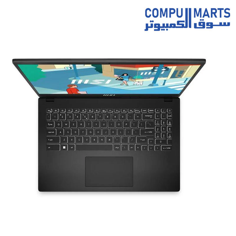 MSI Modern 15H B13M intel CORE i7 -13620H -8GB DDR4 - 512GB NVMe SSD intel Iris Xe Graphics - 15.6 INCH - Image 4