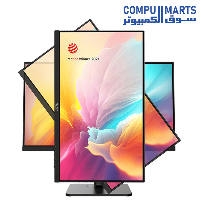 MSI Modern MD2412P, 24", 1920 x 1080 (FHD) IPS, FreeSync, HDR Ready, 100Hz, TUV Certified Eyesight Protection, 1ms, VGA, HDMI - Image 5