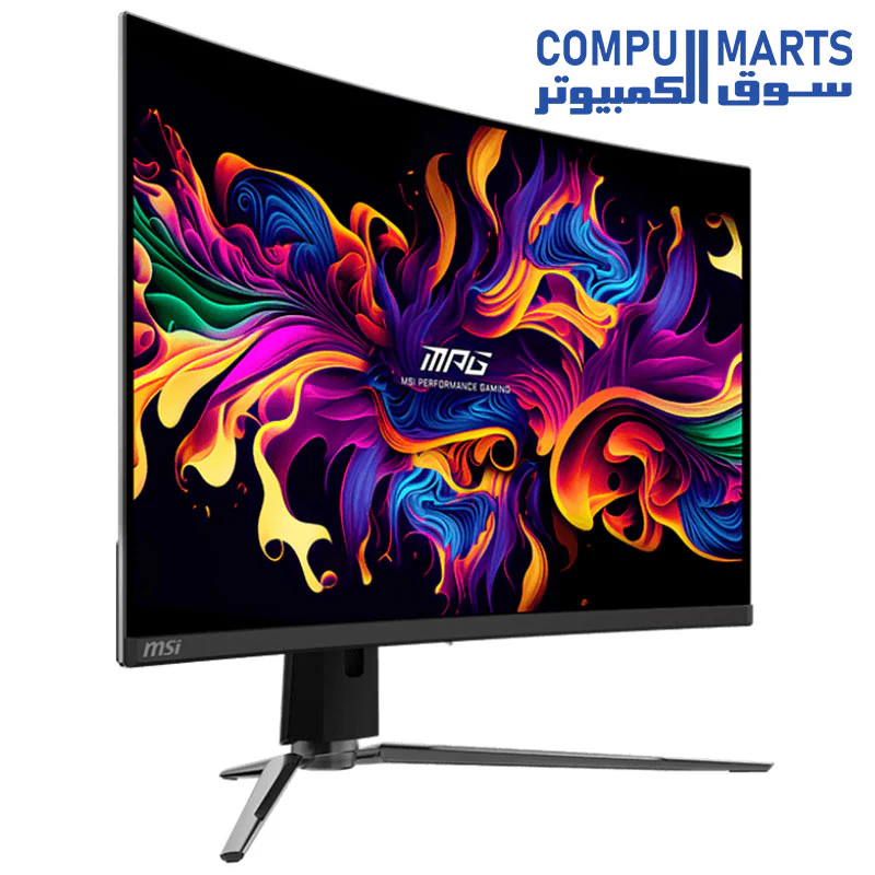 MSI MPG 321CURX QD-OLED 32-inch 3840 x 2160 (UHD) Computer Monitor, 240Hz, Adaptive-Synch, HDMI, DP Port, VESA Mountable, Tilt, Speaker, 0.03ms - Image 2